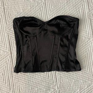 Black corset top
